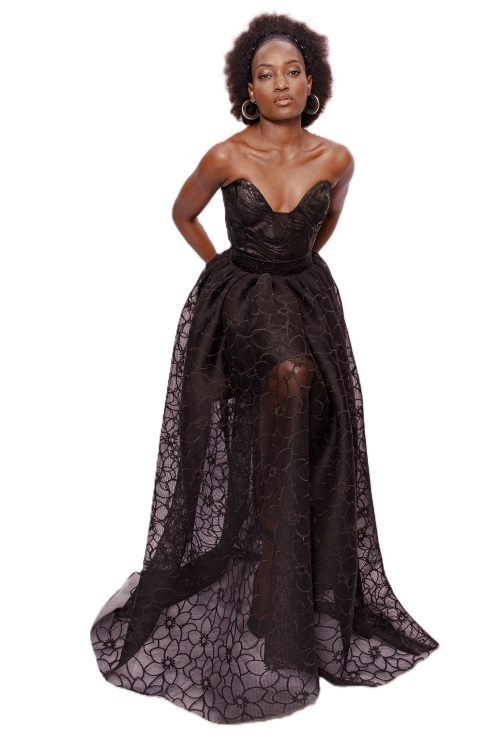 Majesty Noir Long Black Dress