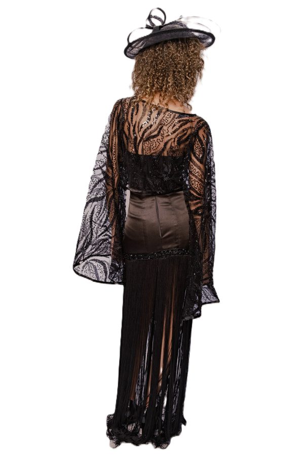 Noir Luxe Evening Dress - Image 2